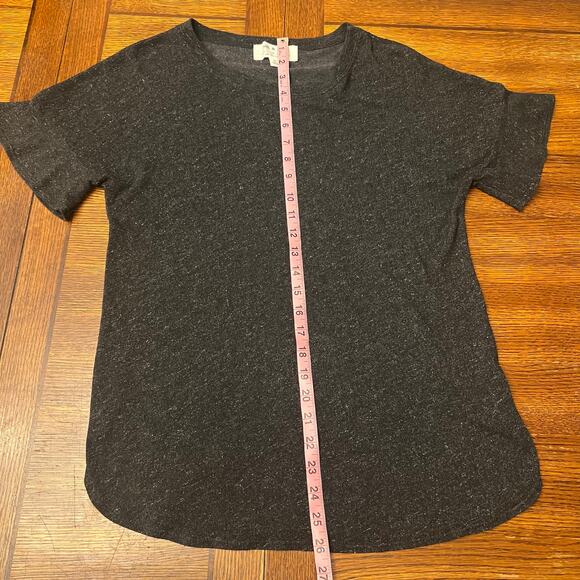 Cloth & Stone Anthropologie Black Short Sleeve Shirt Women's Small - Picture 13 of 15